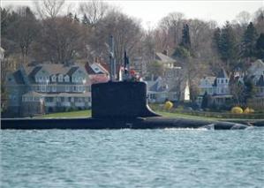 USS Mississippi in River Thames